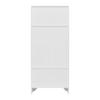 HYLLA SETTO -STUDIO- - vit, Romantik / Lanthus, trämaterial (75/175/31cm) - Premium Living