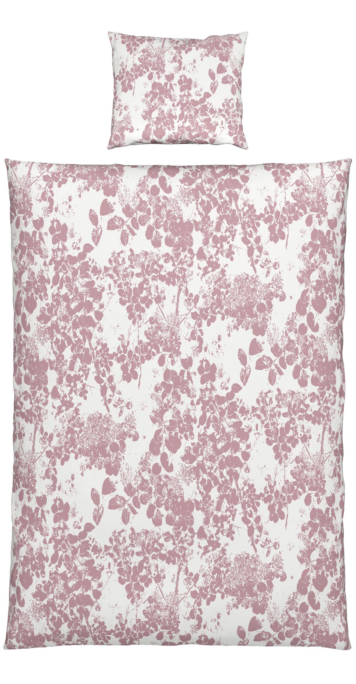 BETTWÄSCHESET SKUGGAN - Rosa, Romantik / Landhaus, Textil (160/210cm) - Modern Living