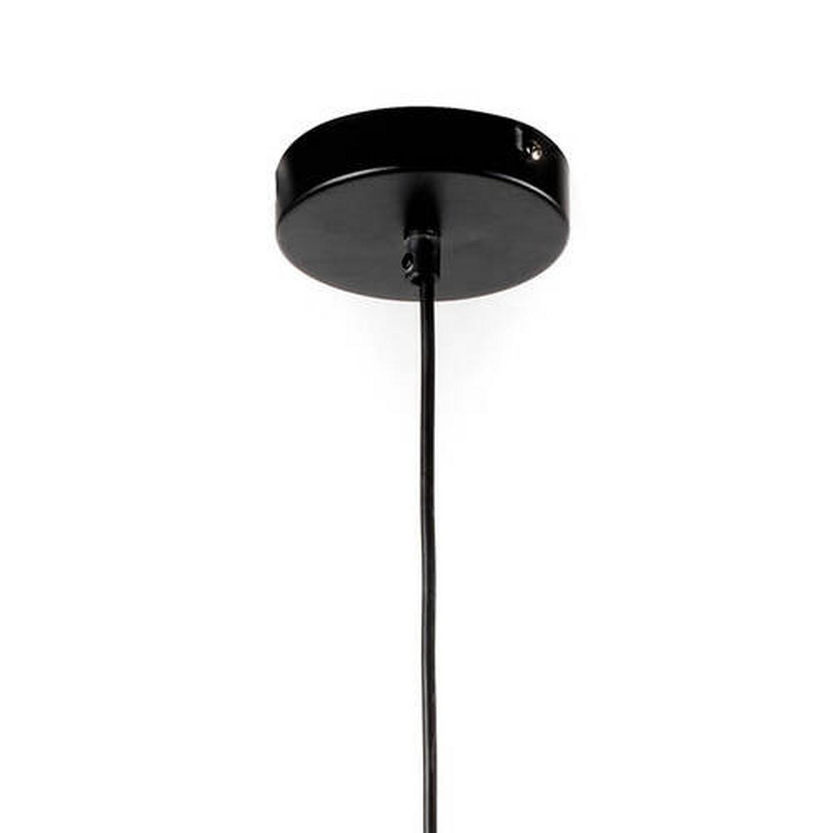 Hängeleuchte Fiore Schwarz max. 22 Watt - Schwarz, Design, Metall (83/107cm)