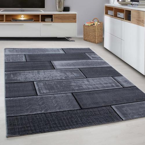 Läufer Plus Schwarz ca. 80x300cm - Anthrazit, Trend, Textil (80/300cm) - Novel