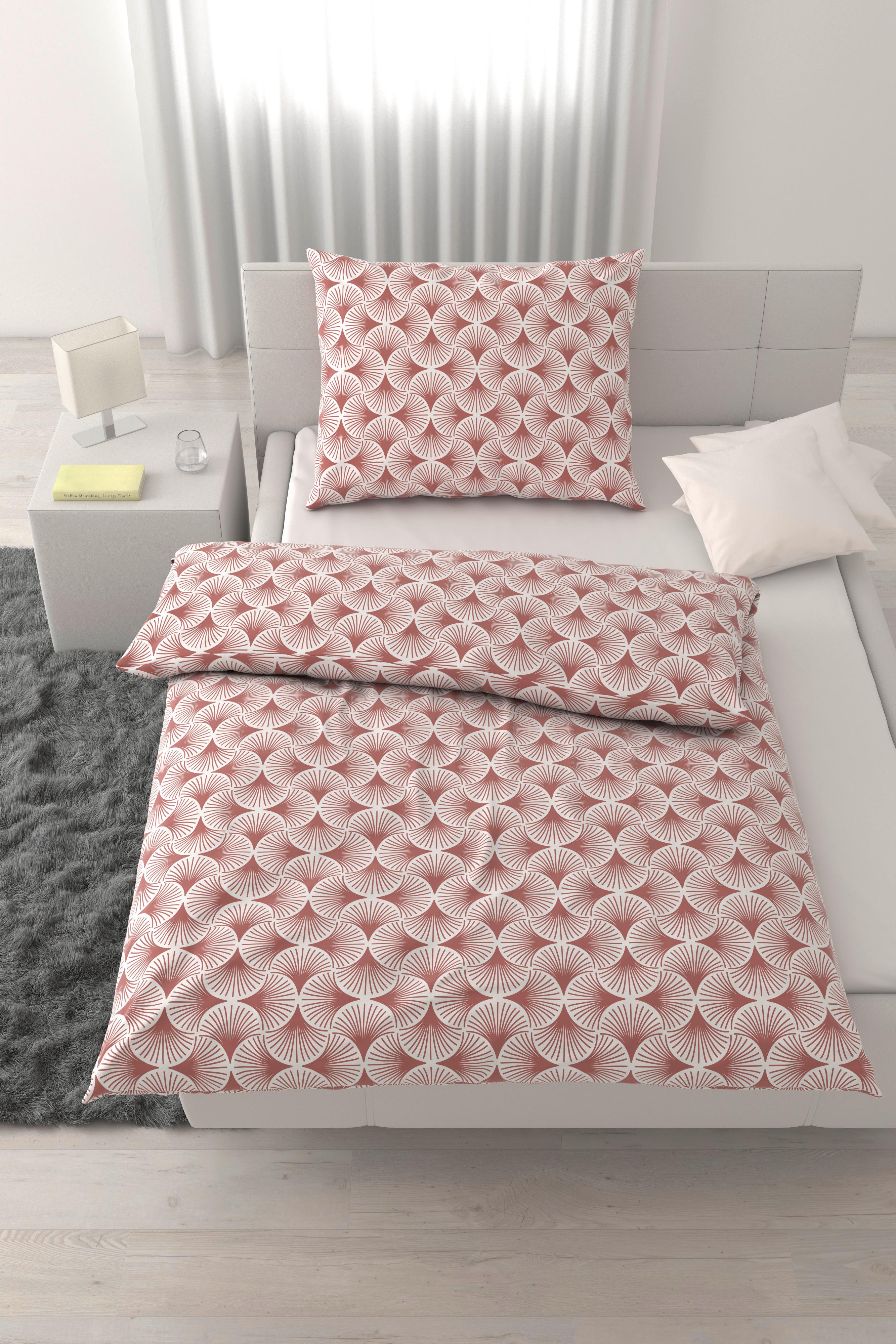 Lenjerie de pat Silva cca. 50x70/140x200 cm - roz antic, Konventionell, textil (140/200cm) - Mömax