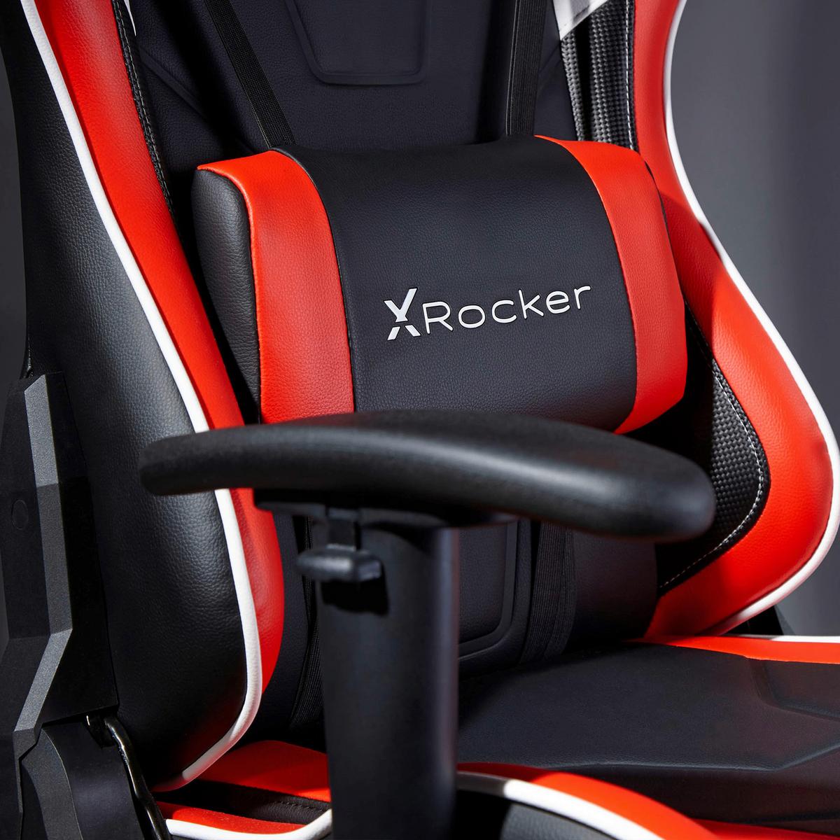 Gamingsessel Agility ca. 59,9x122x66cm Rot/Schwarz - Rot/Schwarz, MODERN, Kunststoff/Textil (59,9/122/66cm) - X Rocker