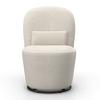 STOL MED ARMSTÖD VITTORE - beige/cremefärgad, Modern, metall/trä (56/83,5/62cm) - Bessagi Home