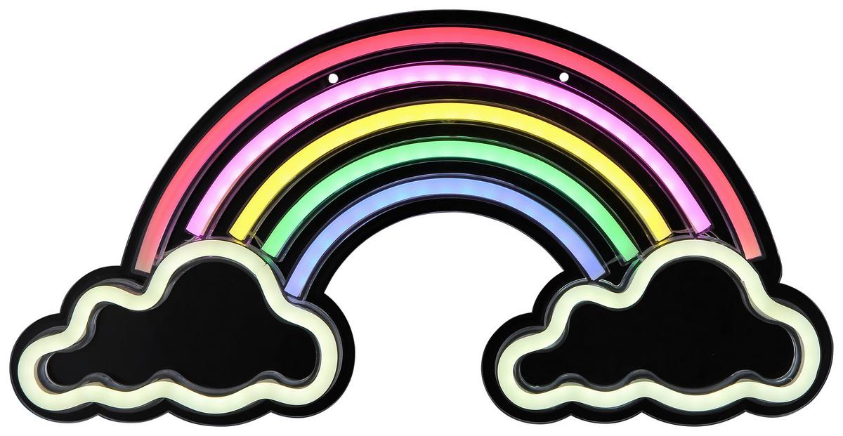 KINDERWANDLEUCHTE 28056 L: 40 CM WEISS - Klar/Weiss, Basics, Kunststoff (40/20/1,6cm) - Globo