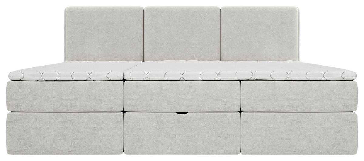 Familienbett Domino Combo Grau ca.240x200cm - Schwarz/Grau, MODERN, Holz/Holzwerkstoff (240/200cm) - MID.YOU