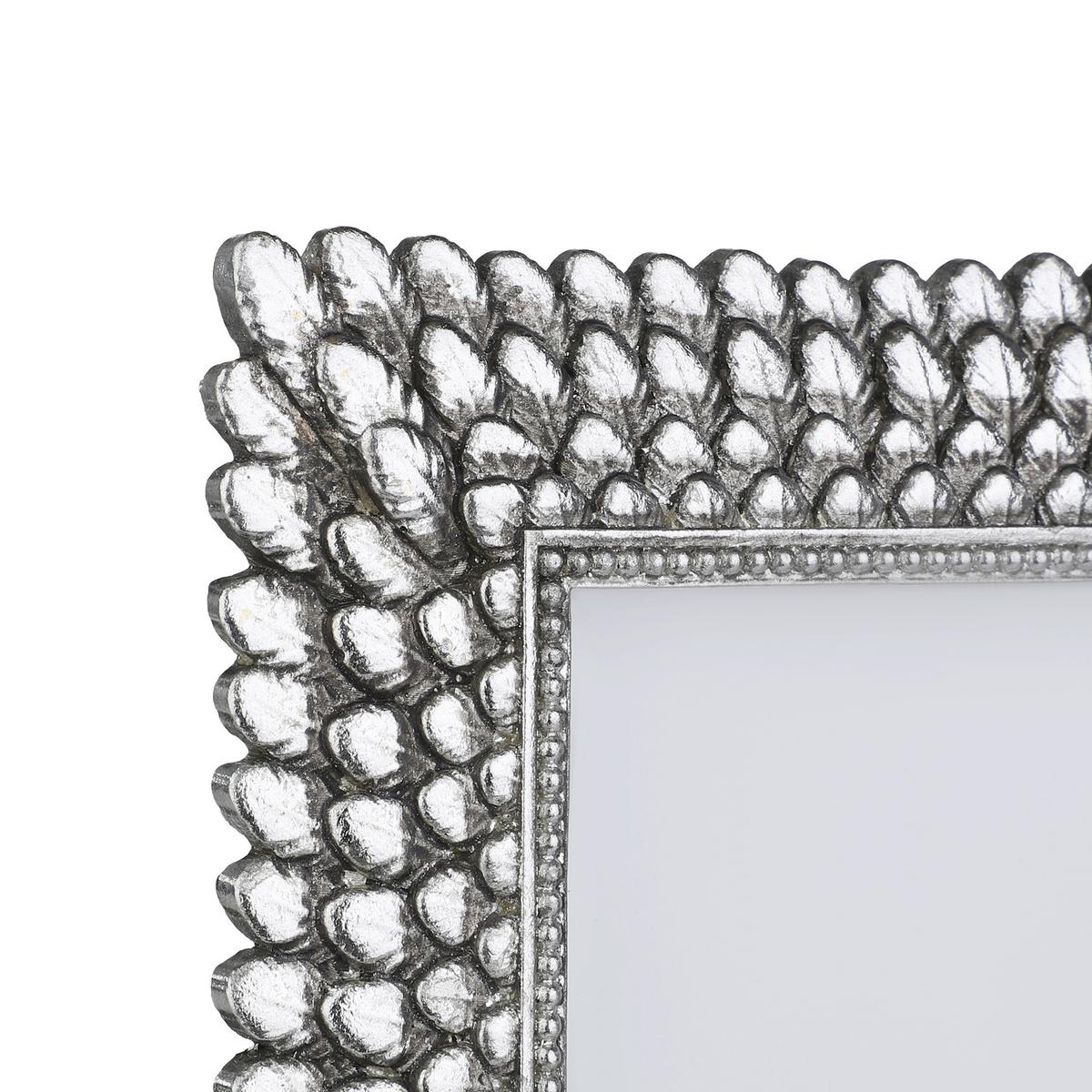 Bilderrahmen Esashi Nickelfarben ca. 20x24,5cm - Nickelfarben, Trend, Glas/Kunststoff (20/2,5/24,5cm) - Eglo