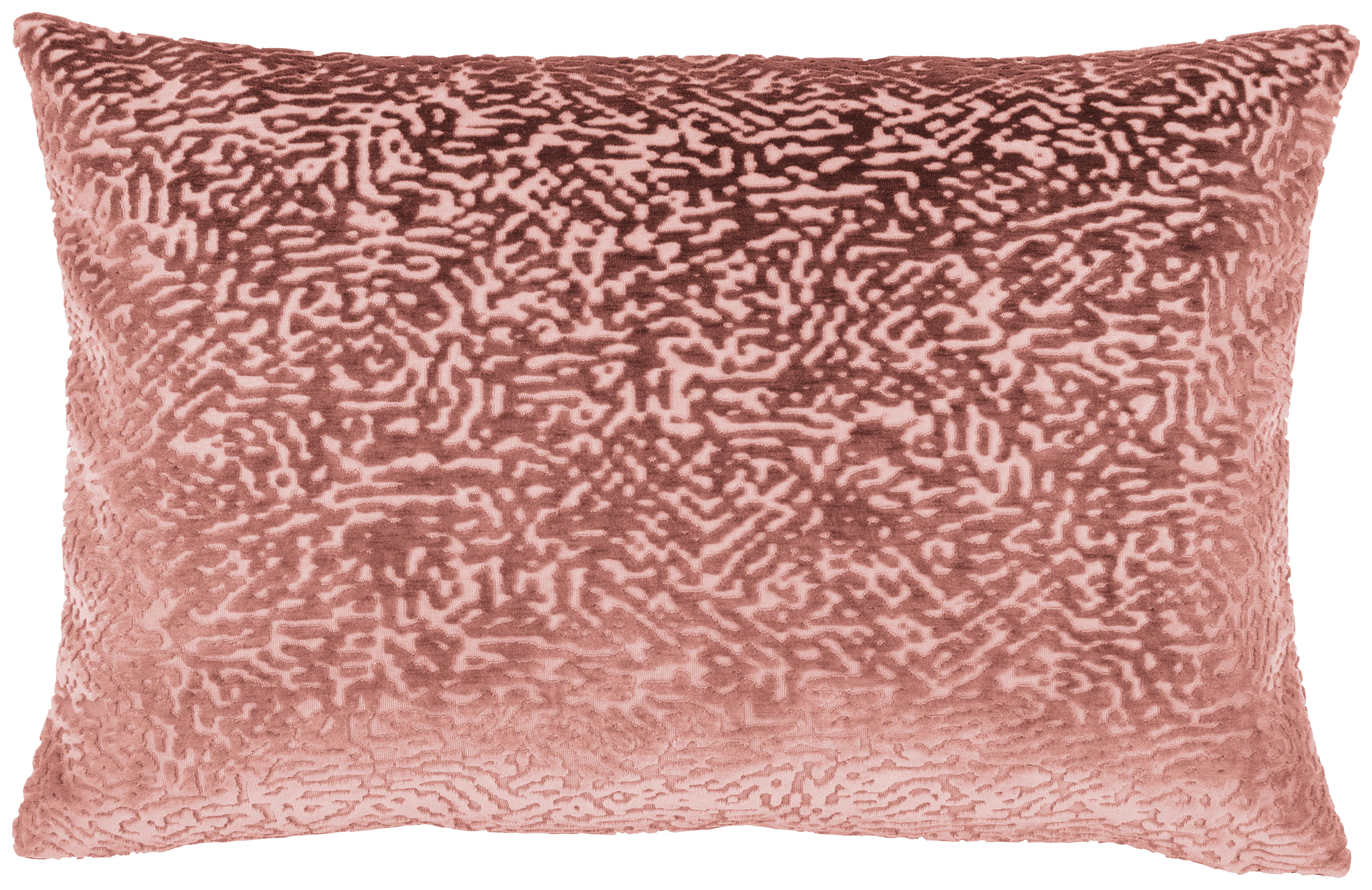 Kissenhülle Toto Dunkelrosa ca. 40x60cm - Dunkelrosa, Textil (40/60cm)