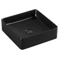 Mosdókagyló K424b - fekete, Design, kerámia (40,5/40,5/11,5cm)