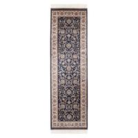 Läufer my Babylon of Obsession Blau/Creme/Braun ca. 80x250cm - Blau/Hellbraun, Design, Textil (80/250cm) - Obsession