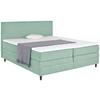 Boxspring Krevet Kleopatra - boje žada, Konvencionalno, drvni materijal/tekstil (180/200cm) - Modern Living
