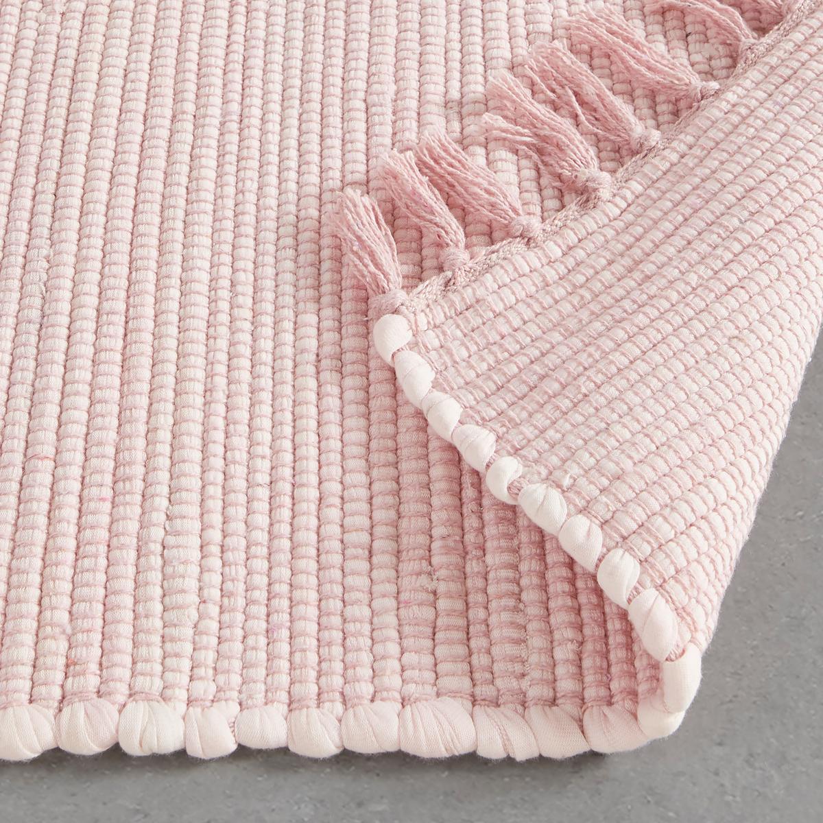 Fleckerlteppich Julia in Rosa ca. 60x90cm - Rosa, ROMANTIK / LANDHAUS, Textil (60/90cm) - Modern Living