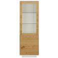 Vitrine Naturfarben/Weiß - Naturfarben/Weiß, MODERN, Glas/Holz (63/186/40cm) - Modern Living Vitrine Naturfarben/Weiß - Naturfarben/Weiß, MODERN, Glas/Holz (63/186/40cm) - Modern Living