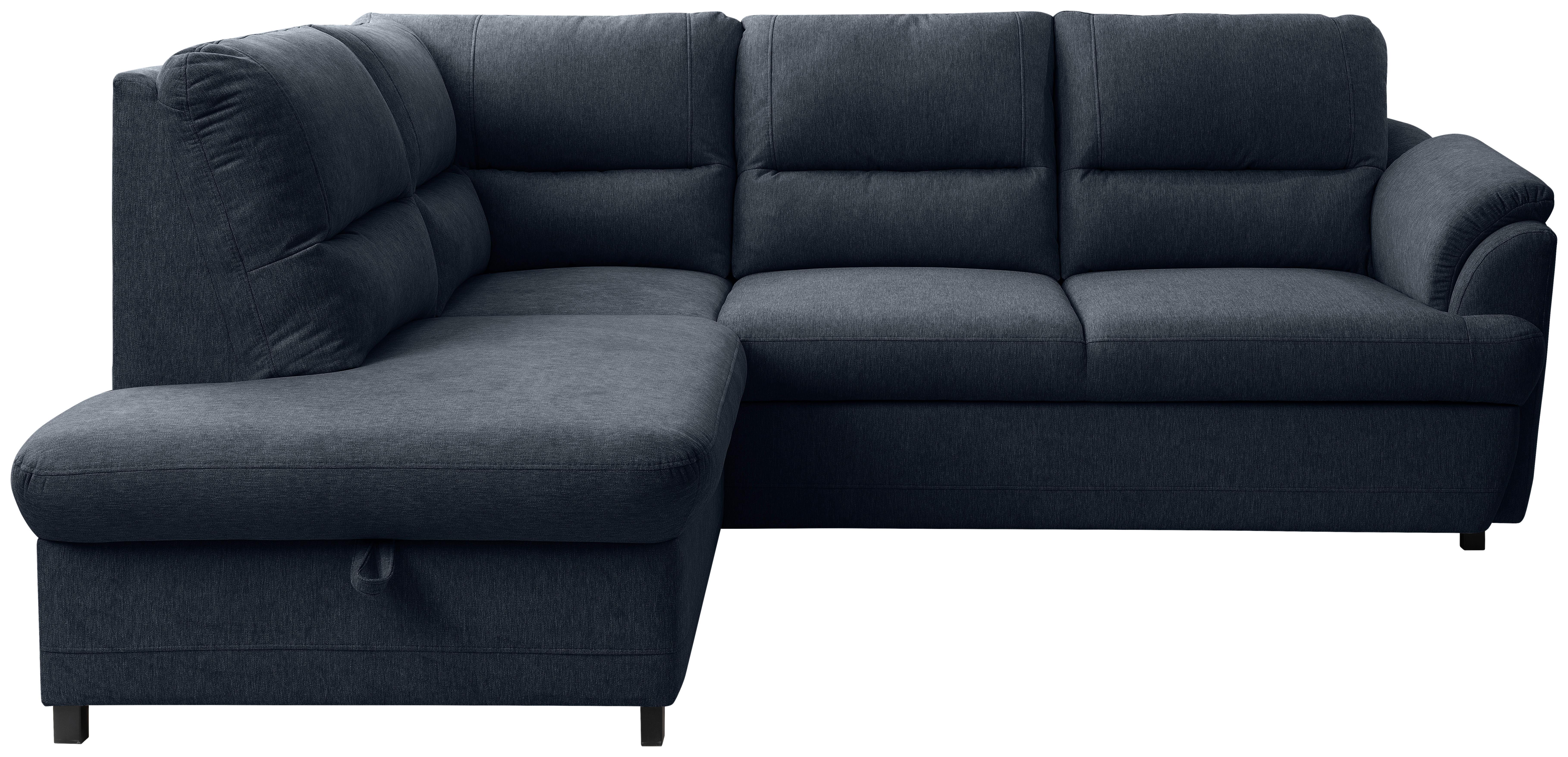 Kutna Garnitura Gusto - tamno plava/crna, Basics, tekstil/drvo (200/240cm) - Modern Living