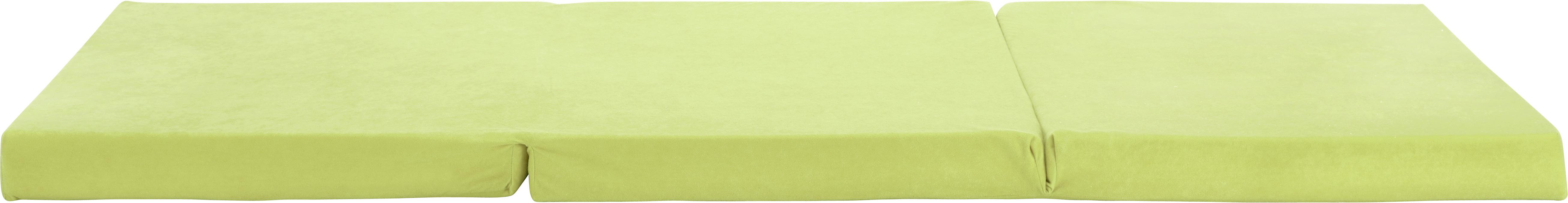 Sklopivi Madrac Anna - zelena, Modern, tekstil (65/186cm)
