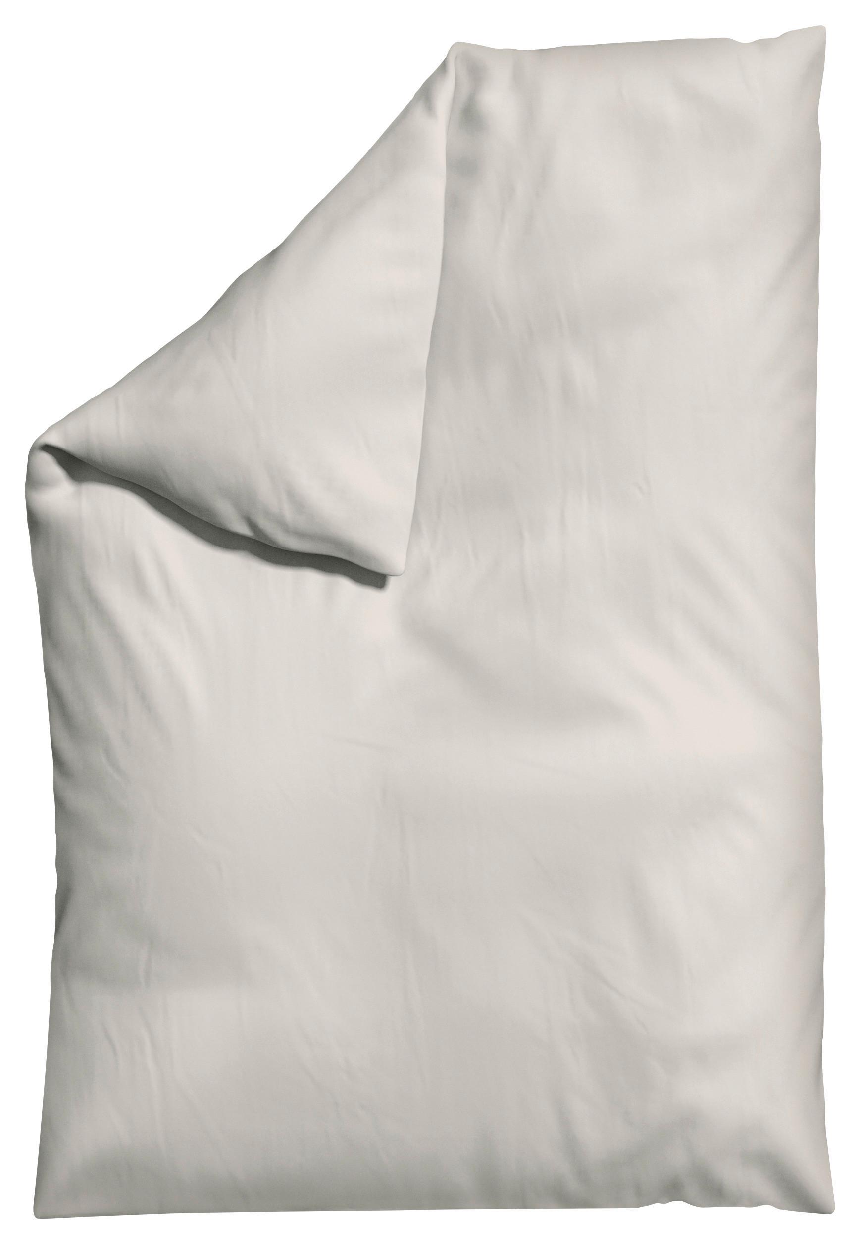 Bettdeckenbezug Woven Satin Beige ca. 135-140x200cm - Beige, Basics, Textil (135-140/200cm) - Schlafgut