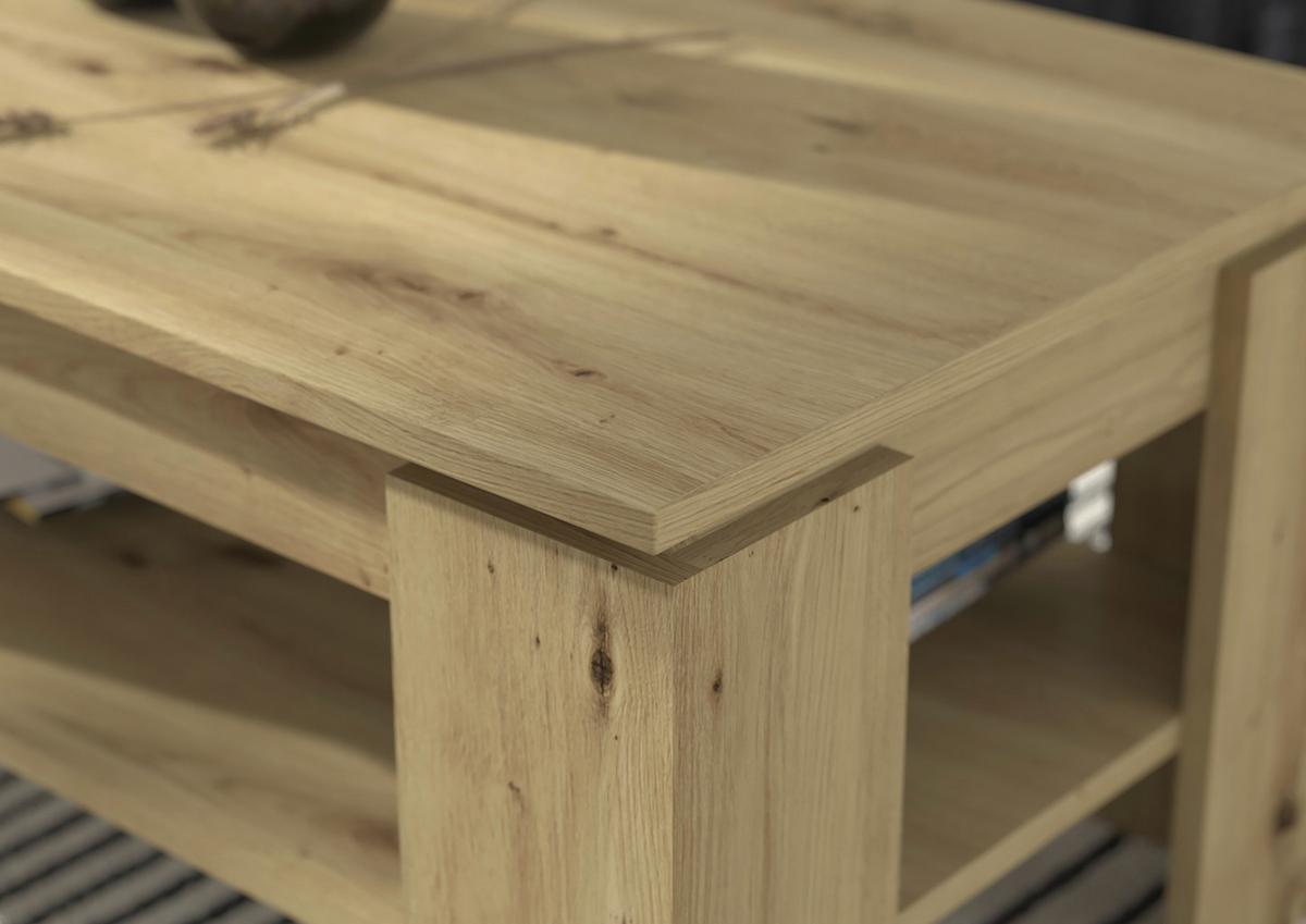 Couchtisch Titan ca. 100x60x45 cm Eiche - Design, Holzwerkstoff (100/60/45cm) - MID.YOU