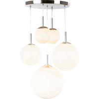 VISEĆA SVJETILJKA BALLA - boje nikla/opalna, Basics, staklo/metal (50/90cm) - Globo