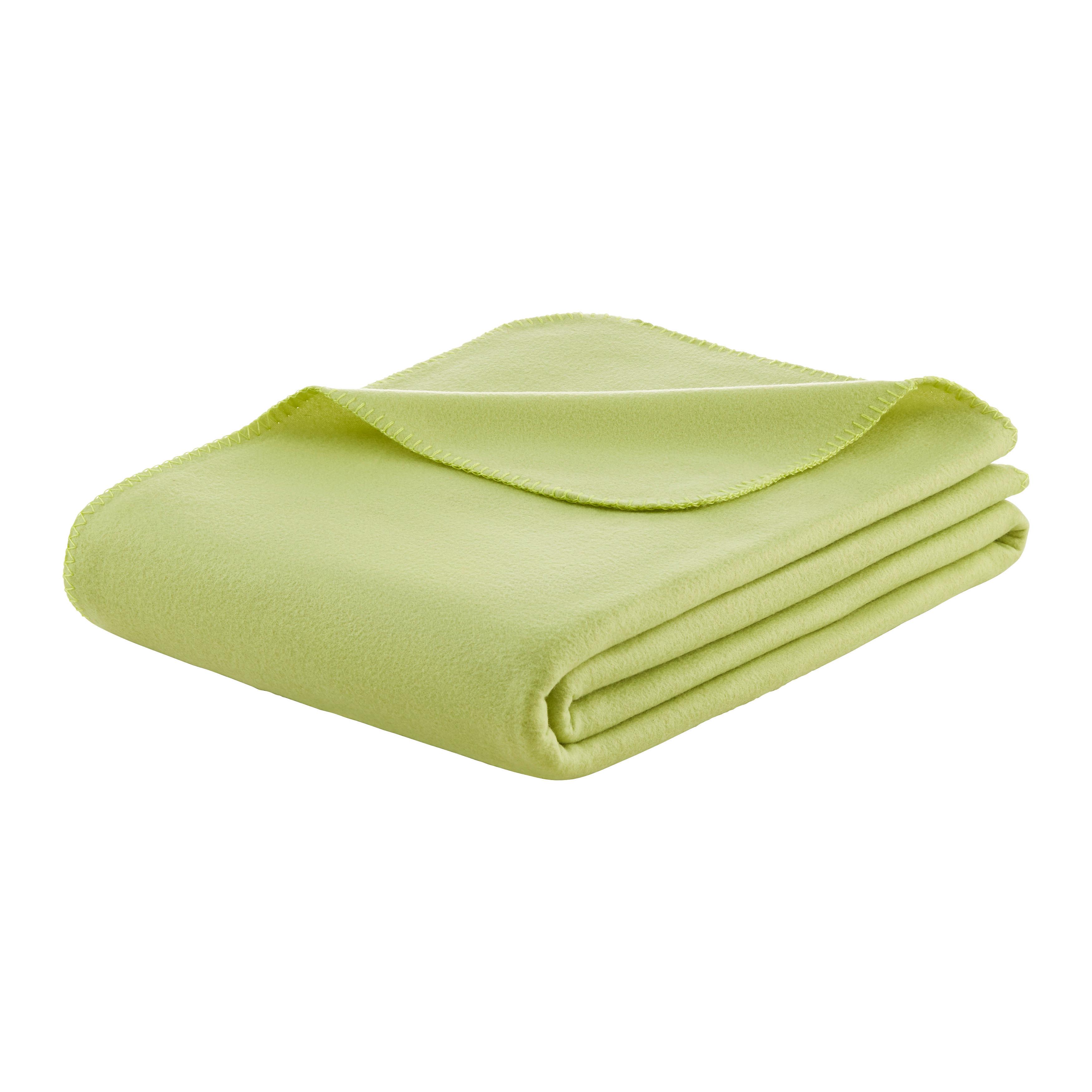 Deka 140/200 Cm Felicity - svijetlo zelena, Konvencionalno, tekstil (140/200cm) - Modern Living