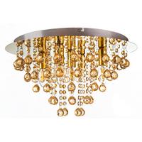 DECKENLEUCHTE 63040545 LONDON - Goldfarben, Lifestyle, Kunststoff/Metall (46/27cm) - Globo
