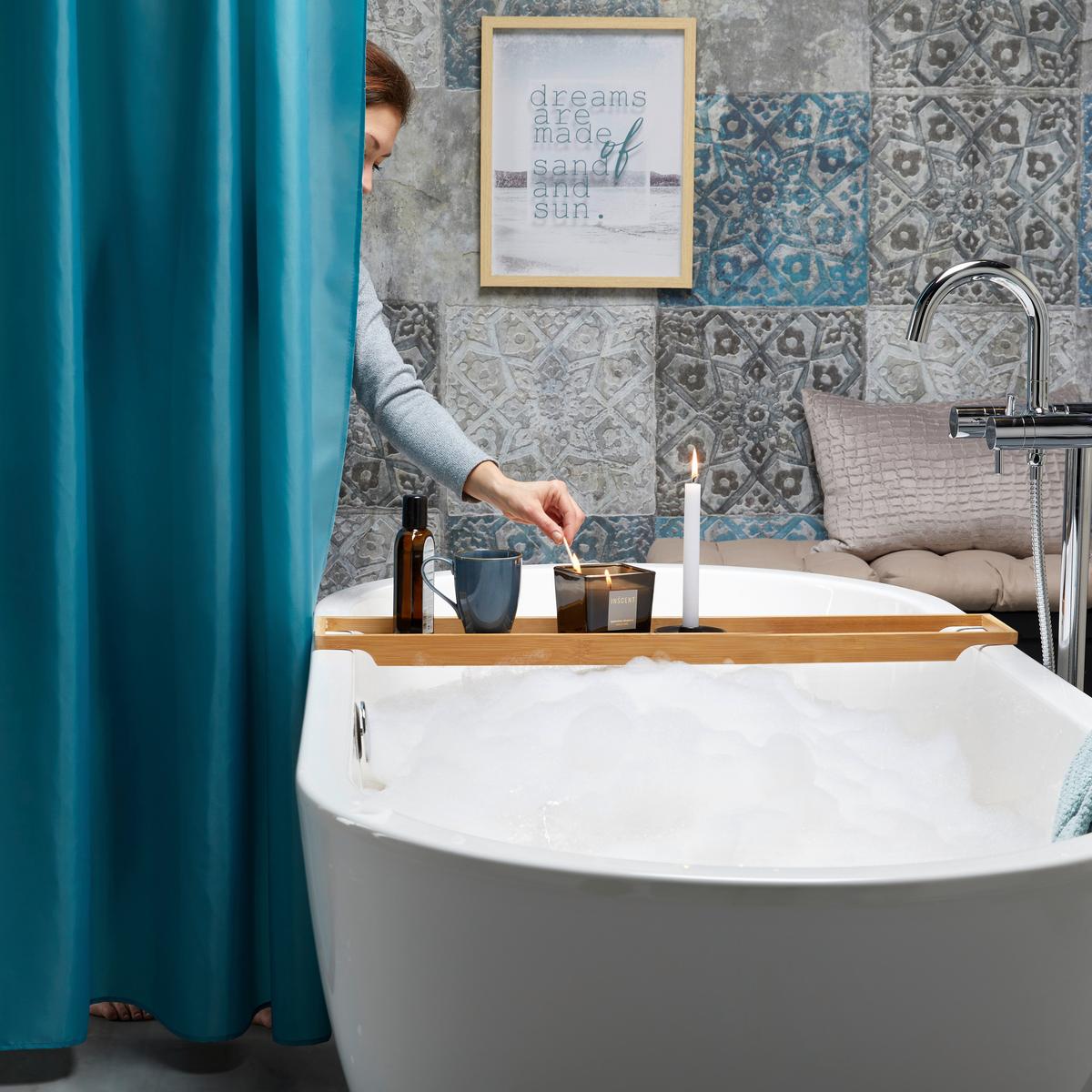 Dišeča Sveča Zen Bamboo - krem barve/bela, Design, steklo (10/10/10cm) - Inscent