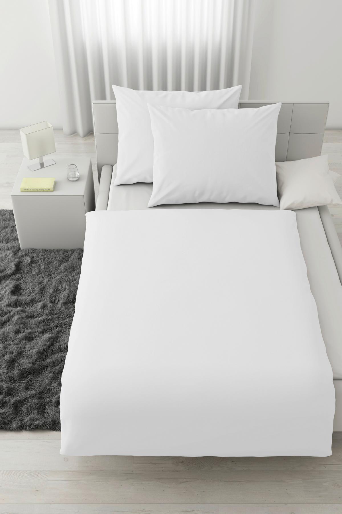 Ágyneműhuzat-garnitúra Kétszemélyes Victoria Xxl - fehér, Modern, textil (200/220cm) - Mömax