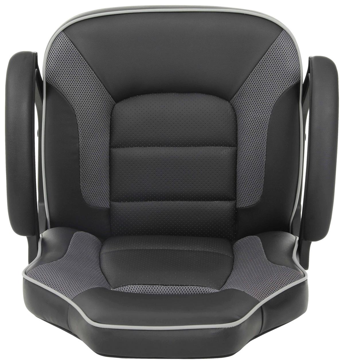 DREHSTUHL THEA - Schwarz/Grau, Design, Holz/Kunststoff (57,5/94/104/60,5cm) - Mömax