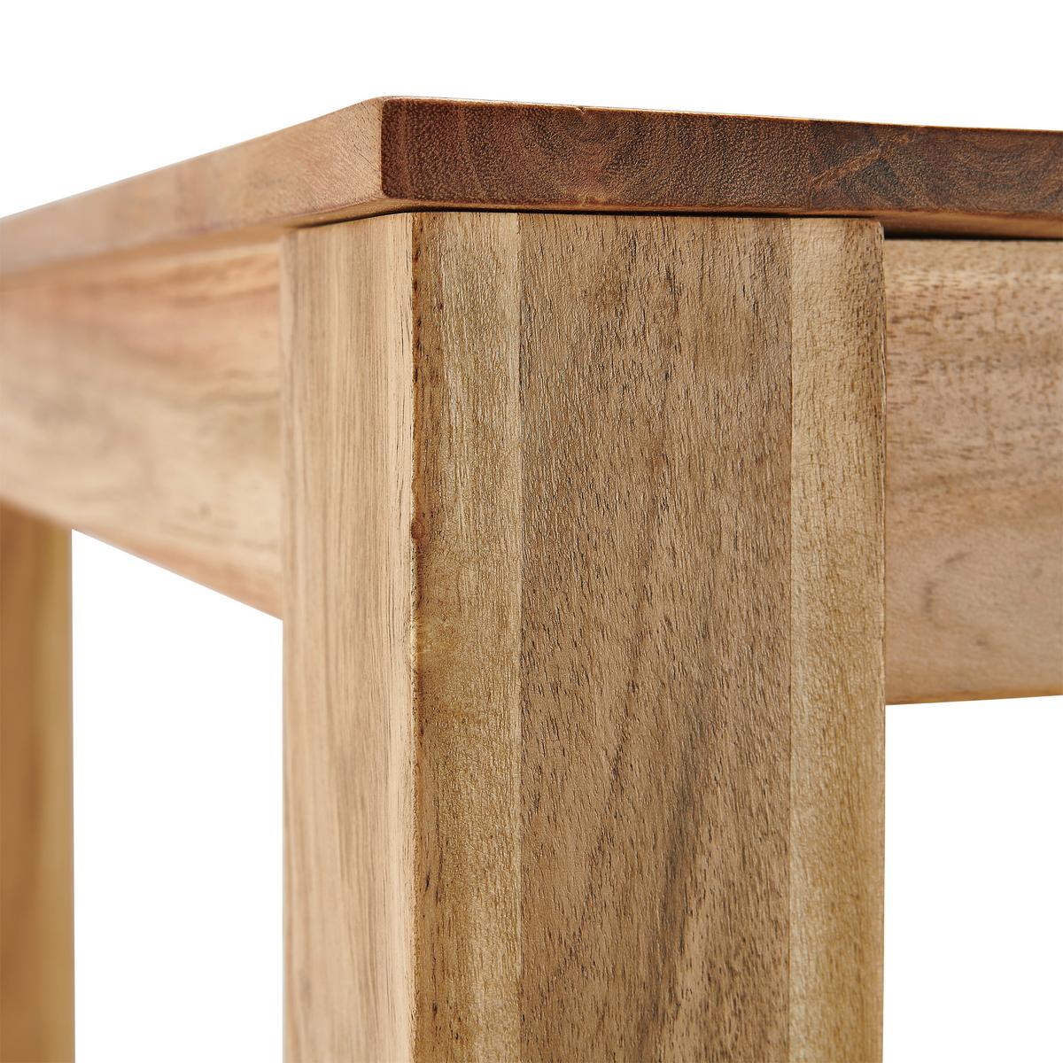 STÓŁ DO JADALNI RIGA - kolor akacjowy, Konventionell, drewno (120/80/76cm) - MID.YOU