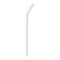 Trinkhalm Jessy aus Glas - Klar/Transparent, Glas (20cm) - Premium Living