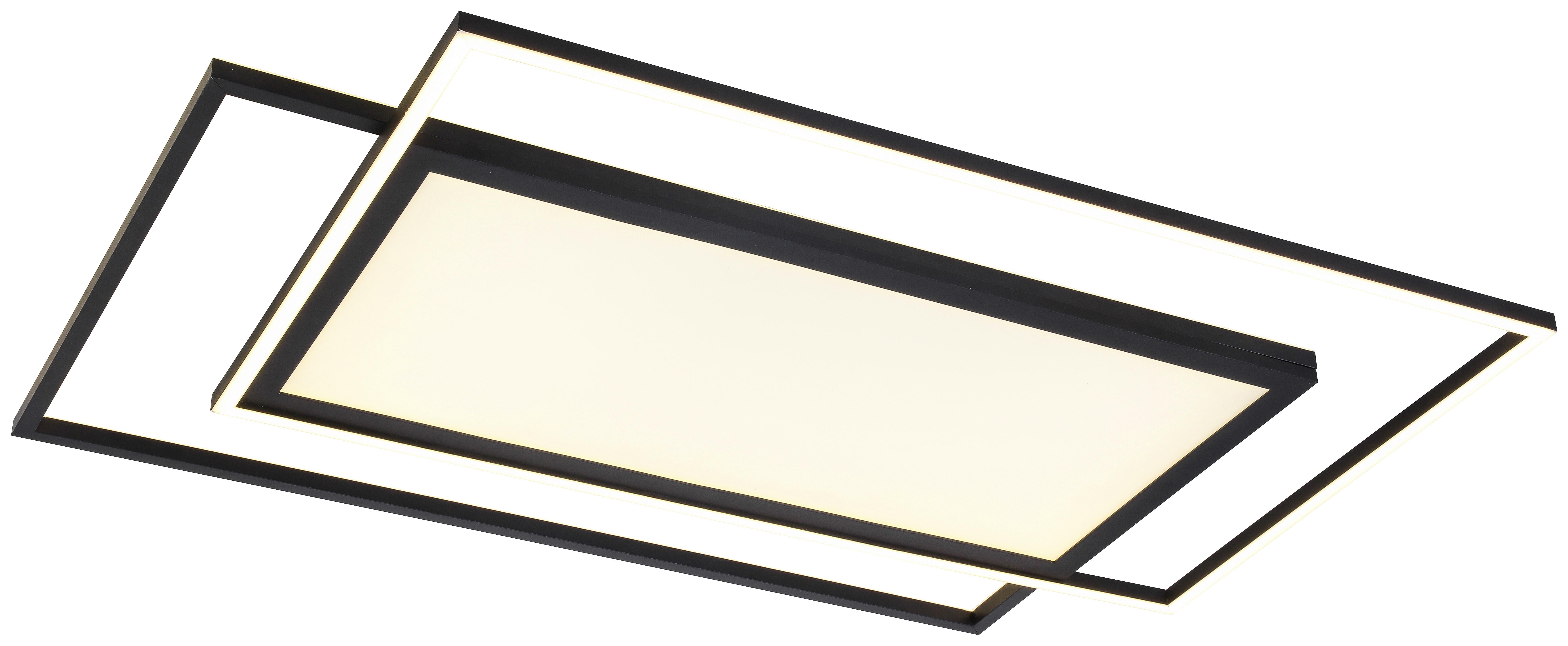 PANEL LED CONNY - czarny, Trend, tworzywo sztuczne/metal (80,8/52,8/6cm) - Novel