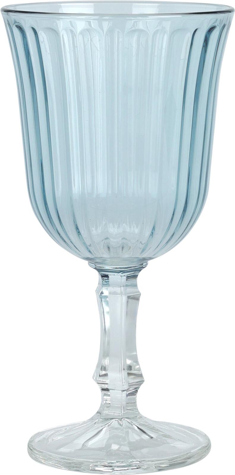 Borospohár Sea - világoskék, Trend, üveg (8/16cm)