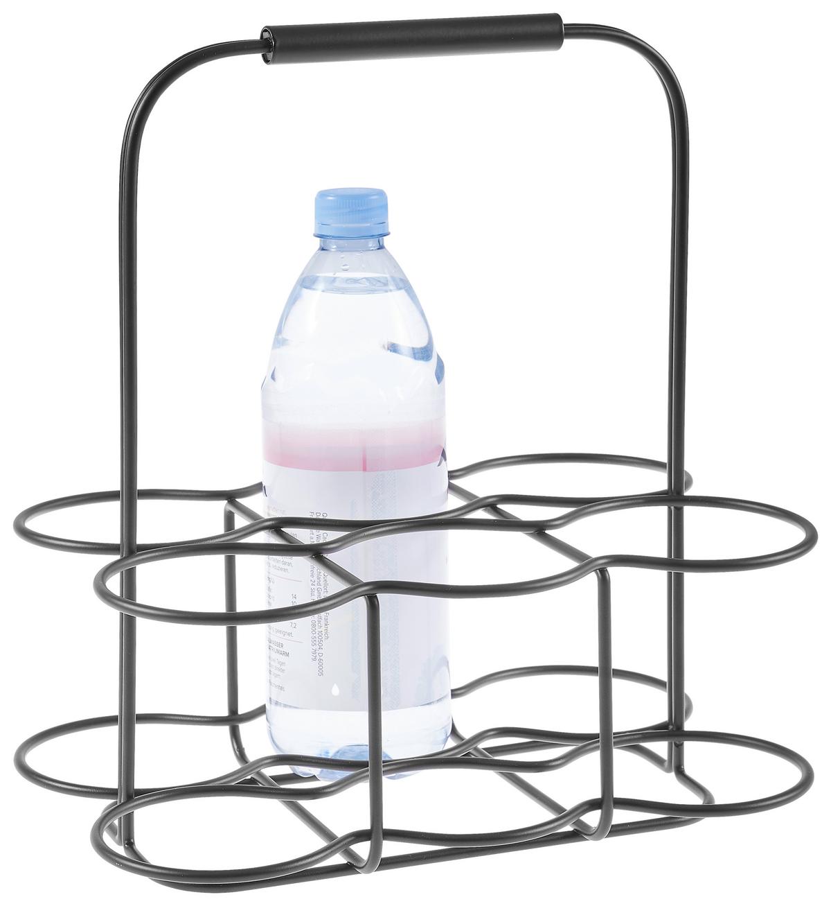 NOSIDŁO DO BUTELEK 64244 - czarny, Basics, metal (29/34/20cm) - Blomus