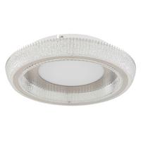 Led Mennyezeti Lámpa 48375-36 - opál/nikkelszínű, Design, műanyag/fém (40/8,5cm) - Globo