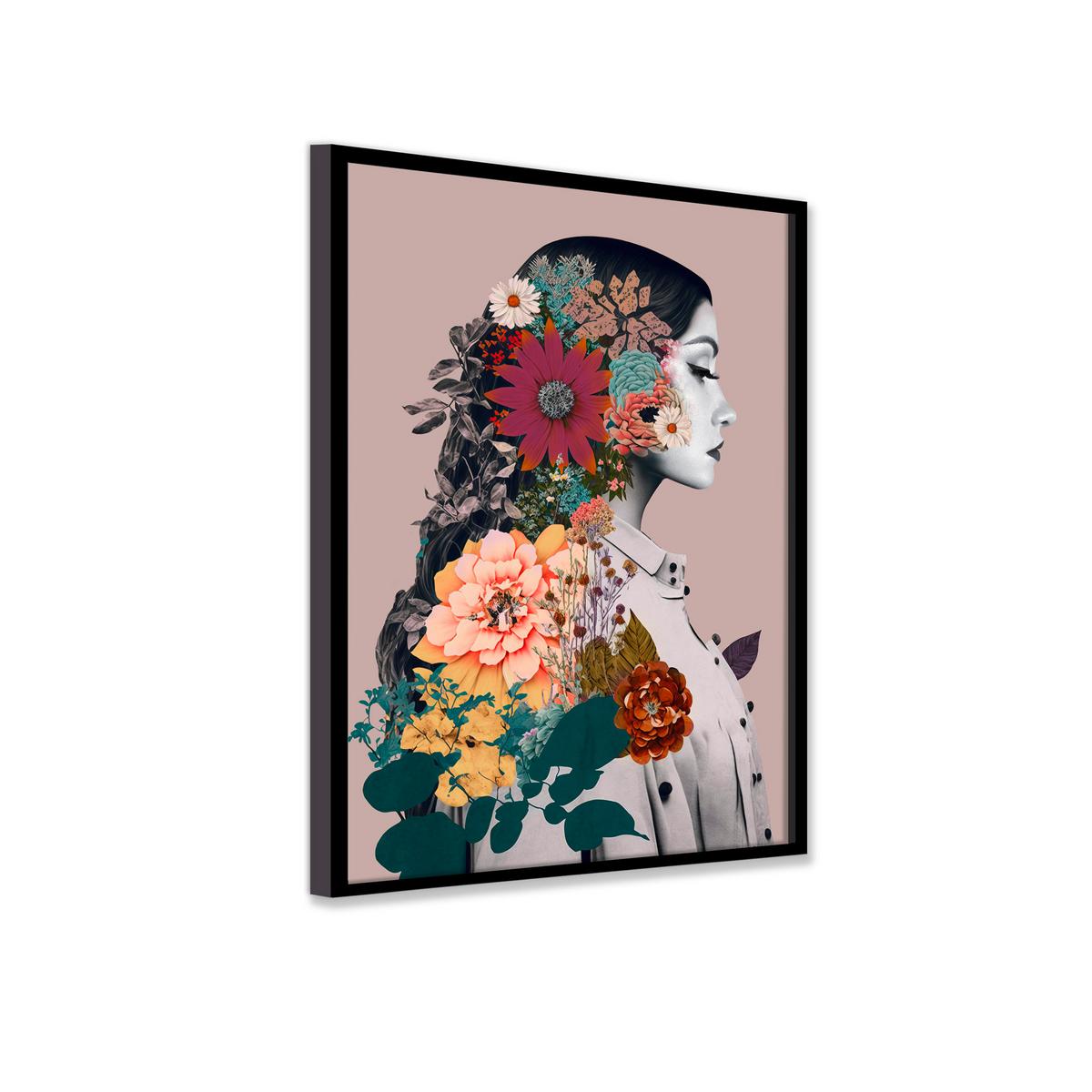 Bild Vous I ca. 30x40cm - Multicolor/Schwarz, Papier/Holzwerkstoff (30/40cm) - Modern Living