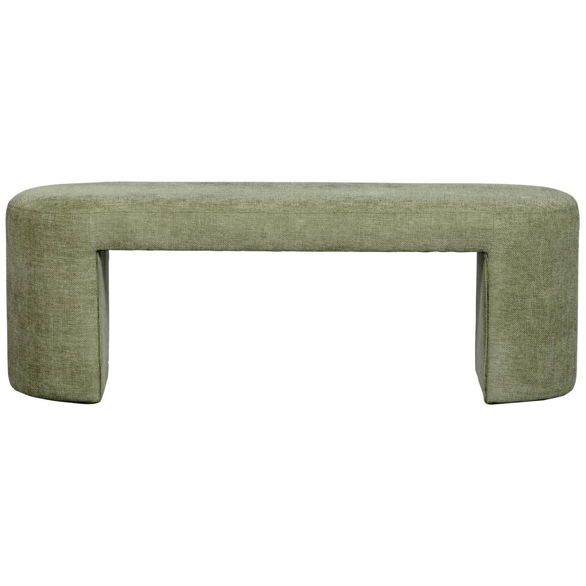 Sitzbank Jacob Olivgrün - Olivgrün, Design, Textil (130/46/46cm) - Livetastic