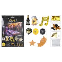 Luftballon Party 20-teiliges Set - Gelb/Goldfarben, KONVENTIONELL, Kunststoff (100/50cm) - Mömax