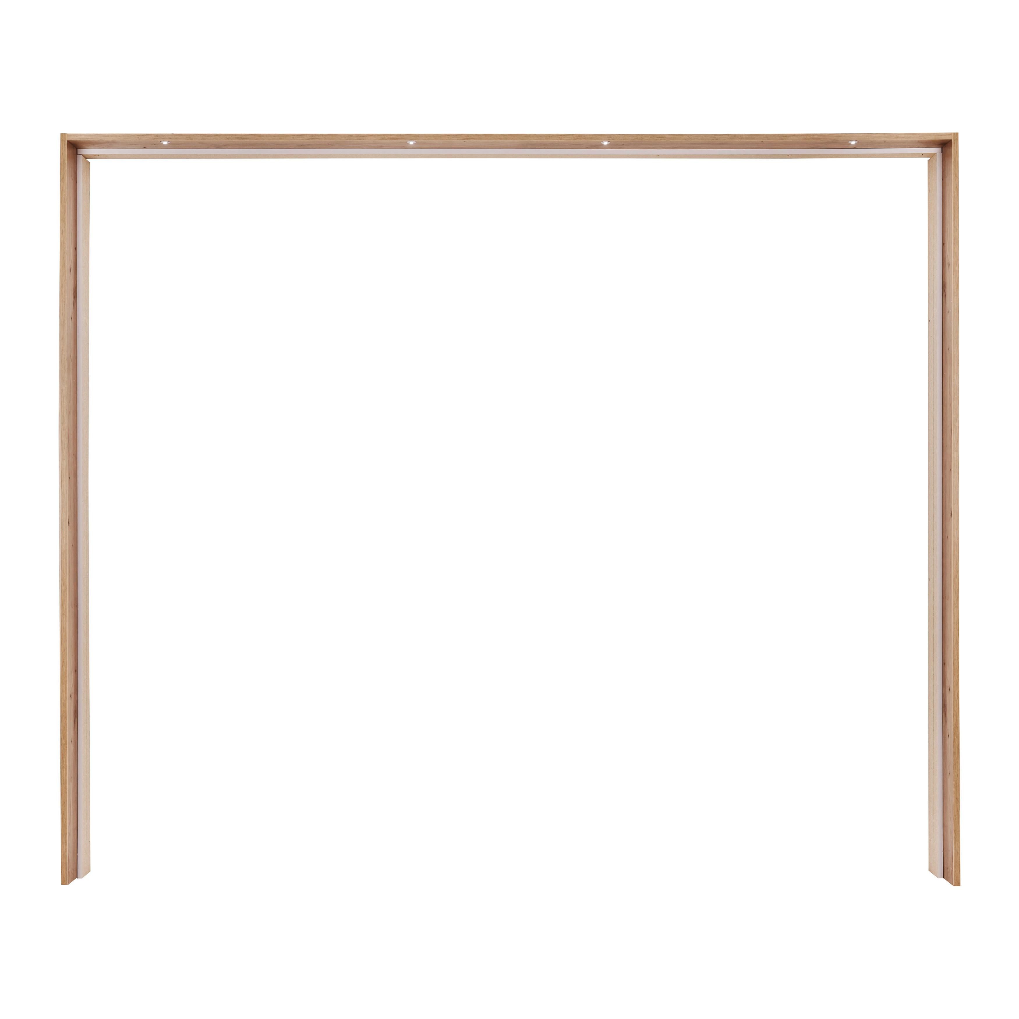 Passepartout Quadra in Eiche Artisan - Eiche Artisan, Konventionell, Holzwerkstoff (278/233/64cm) - Mömax