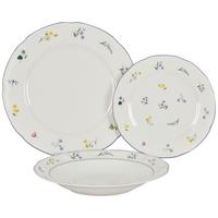 Serviciu de masă 18/1 Elisabeth - multicolor, Romantik / Landhaus, ceramică - Mömax