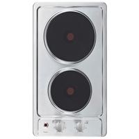 PŁYTA DWUPALNIKOWA EB-DKF-2 - kolor stalowy, Basics, metal (29/4/51cm) - PKM