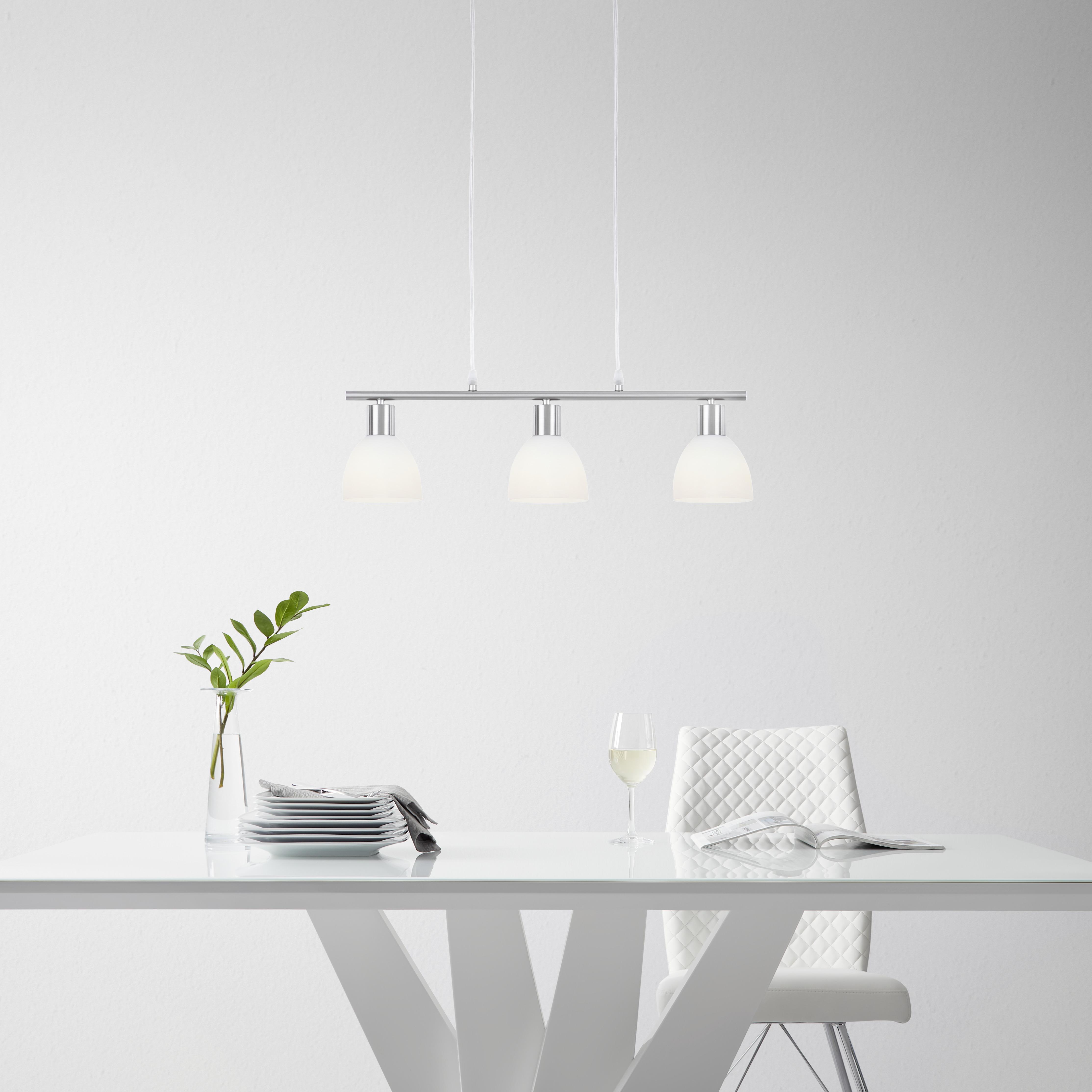 LAMPA WISZĄCA JAKOB - Konventionell, metal/szkło (64,5/90cm) - Modern Living