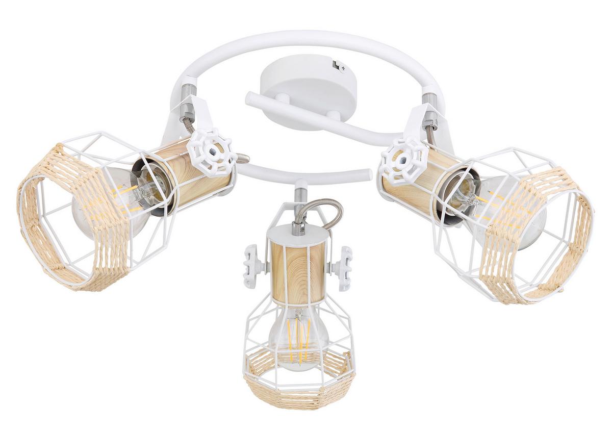 Reflektor Bana - bela, Basics, kovina (25/20cm) - Globo