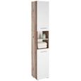 Visoka Omara Santino - aluminij/bela, Moderno, umetna masa/leseni material (32,5/186,5/30,5cm) - Mömax modern living Visoka Omara Santino - aluminij/bela, Moderno, umetna masa/leseni material (32,5/186,5/30,5cm) - Mömax modern living