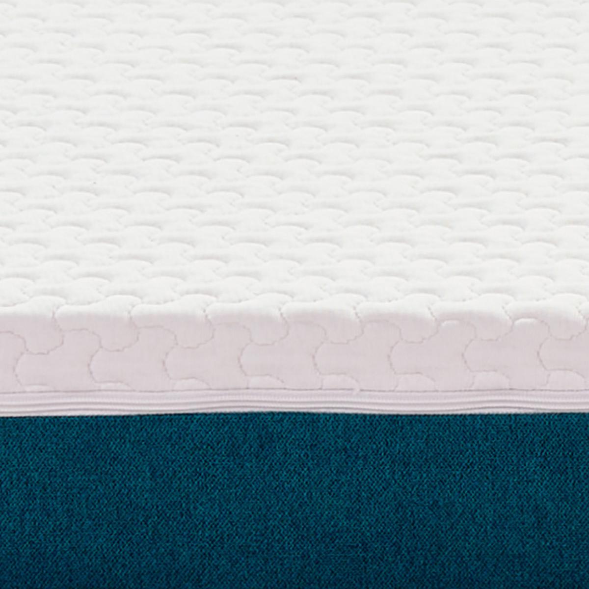 Dvostrani Madrac Enjoy - Zoe - bijela/tirkizna, tekstil (90/200cm) - Primatex