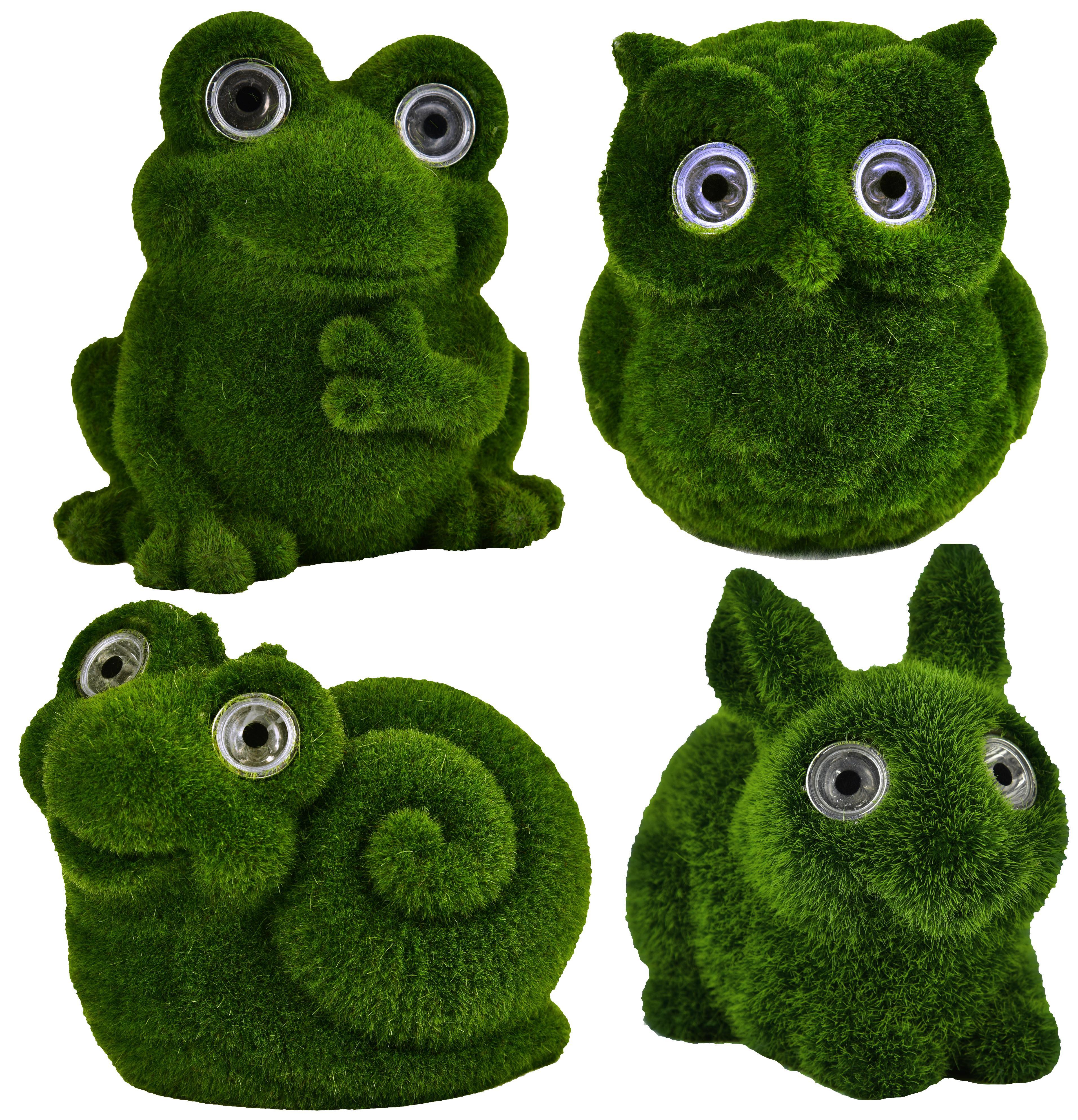 Solarleuchte Anabel in Grün max. 0,06 Watt - Grün, Kunststoff (10/10/11cm) - Modern Living