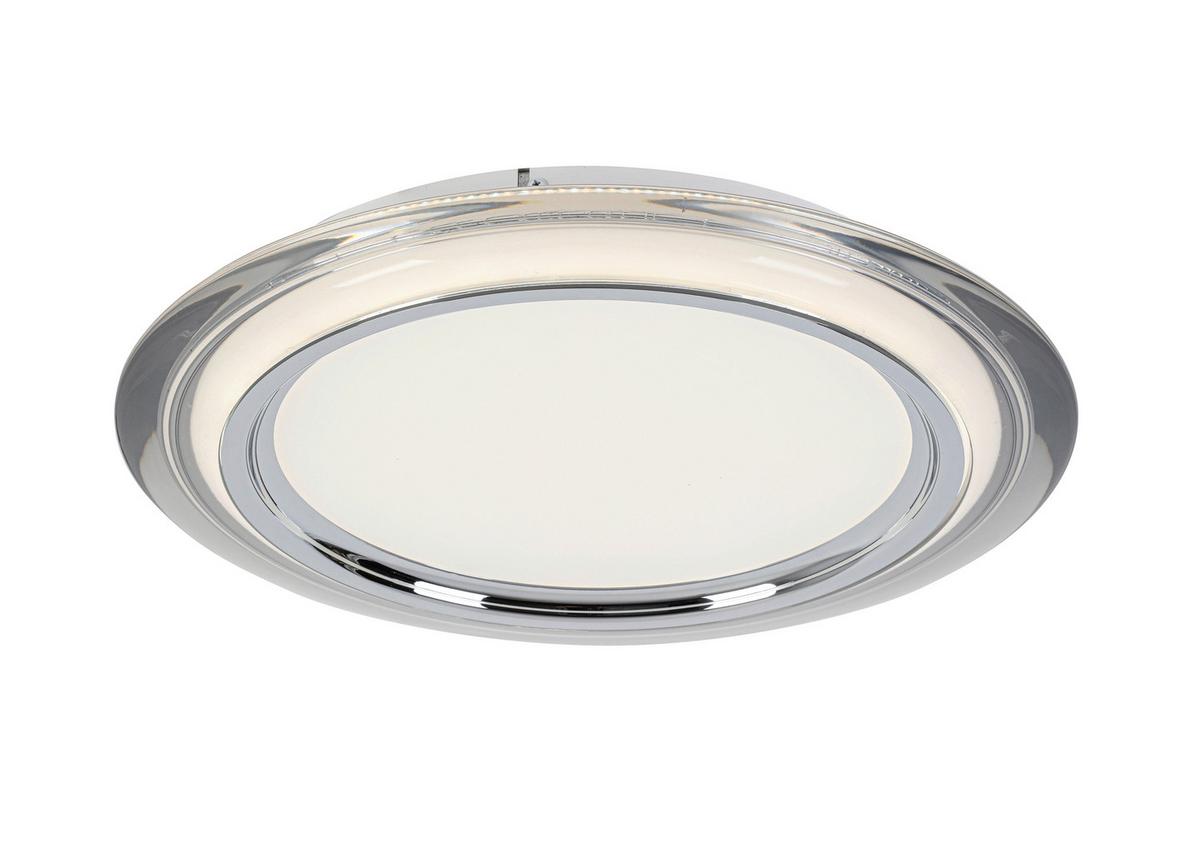 LAMPA SUFITOWA LED MACON *SBN* - biały/przezroczysty, Design, tworzywo sztuczne/metal (45/6cm) - Novel