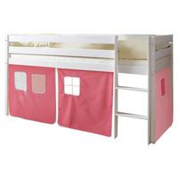 Spielbett Holz Malte ca. 90x200 cm Rosa - Pink/Rosa, Natur, Holz (90/200cm) - MID.YOU