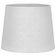 Senčnik Za Svetilko Puse - bela, Romantika, kovina/tekstil (16,5-20/15,6cm) - Mömax modern living