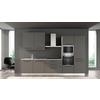 Blok Kuhinja S Aparatima Line 330 - siva/crna, Konvencionalno, drvo/metal (330/216-240/60cm) - Mömax