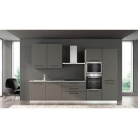 Blok Kuhinja S Aparatima Line 330 - siva/crna, Konvencionalno, drvo/metal (330/216-240/60cm) - Mömax