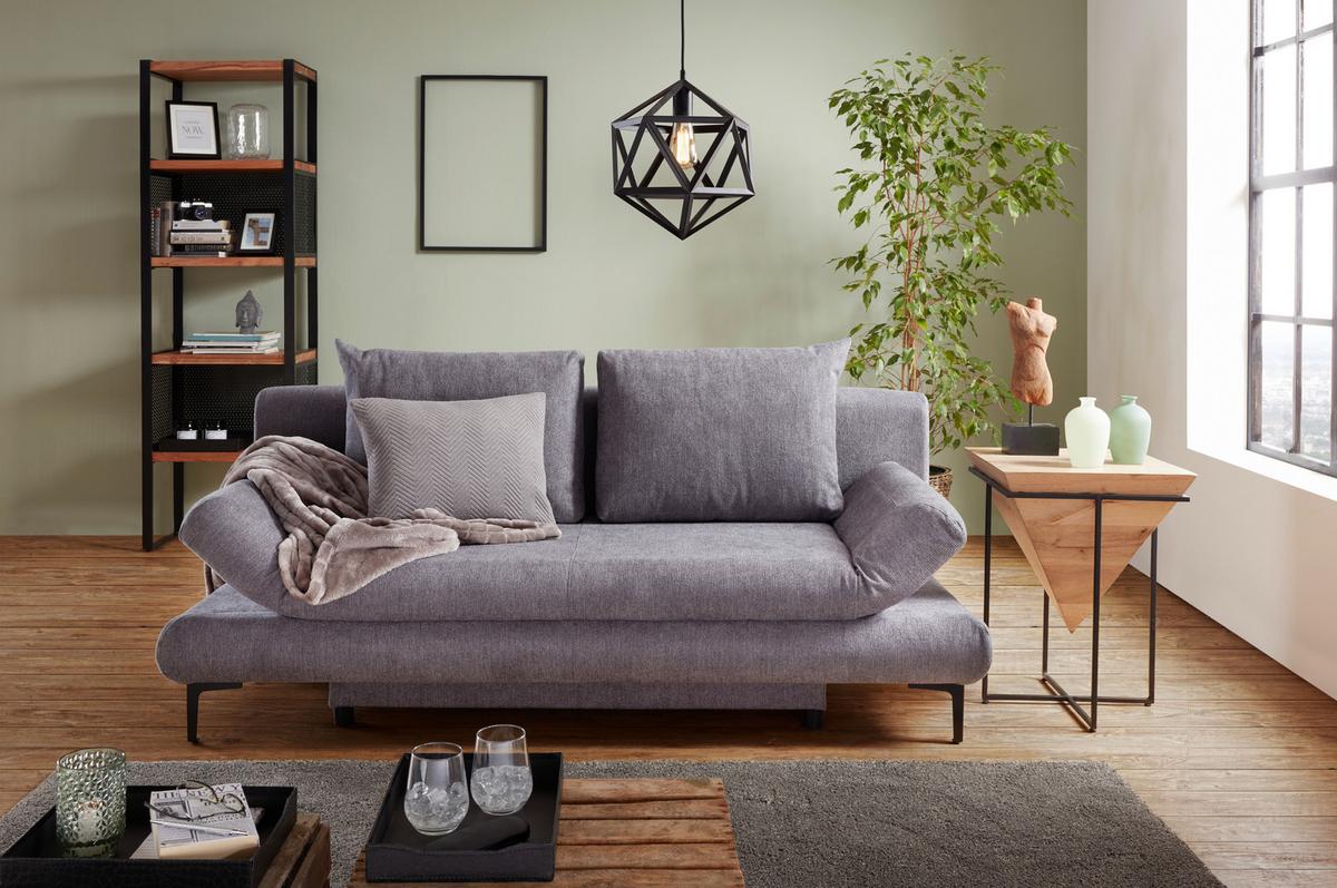 Kisasztal Piramis Forma Fa-fém Pyramide - natúr színű/fekete, Lifestyle, fa/fém (45/60/45cm) - Mömax