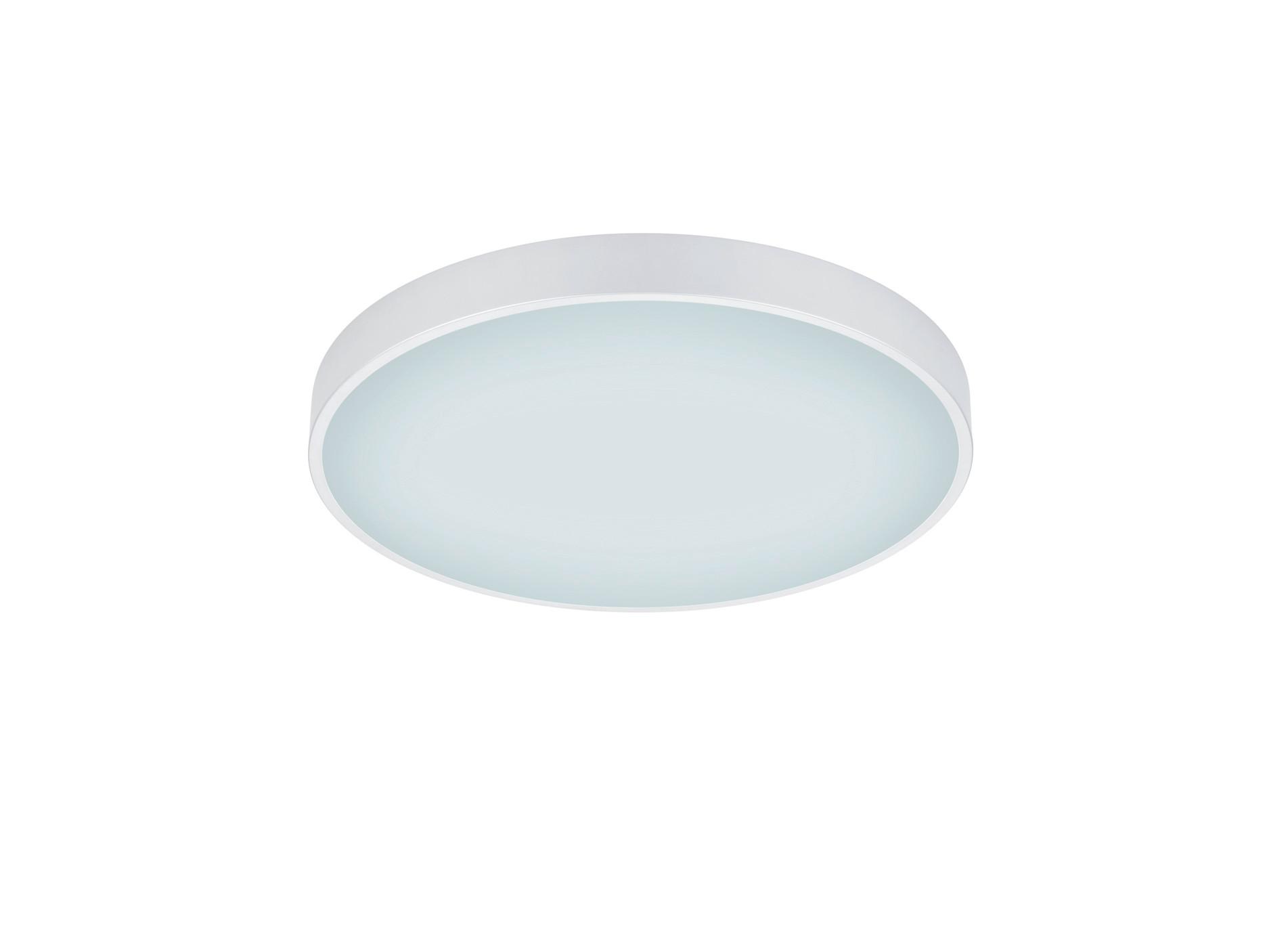 LED-Deckenleuchte Waco Weiß max. 52,50 Watt - Weiß, MODERN, Metall (49,5/6,5cm) - Trio Leuchten